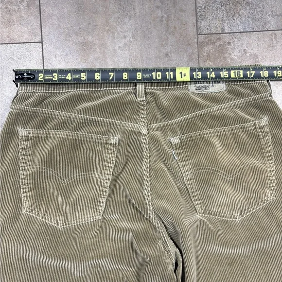 Levi’s Silvertab Vintage 90s Rare Baggy Corduroy Khaki Jeans 36x33